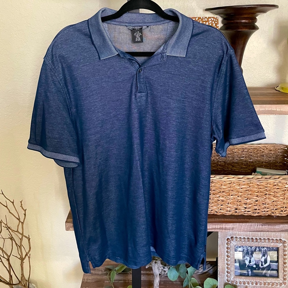 Calvin Klein Short Sleeve Henley Shirt Large